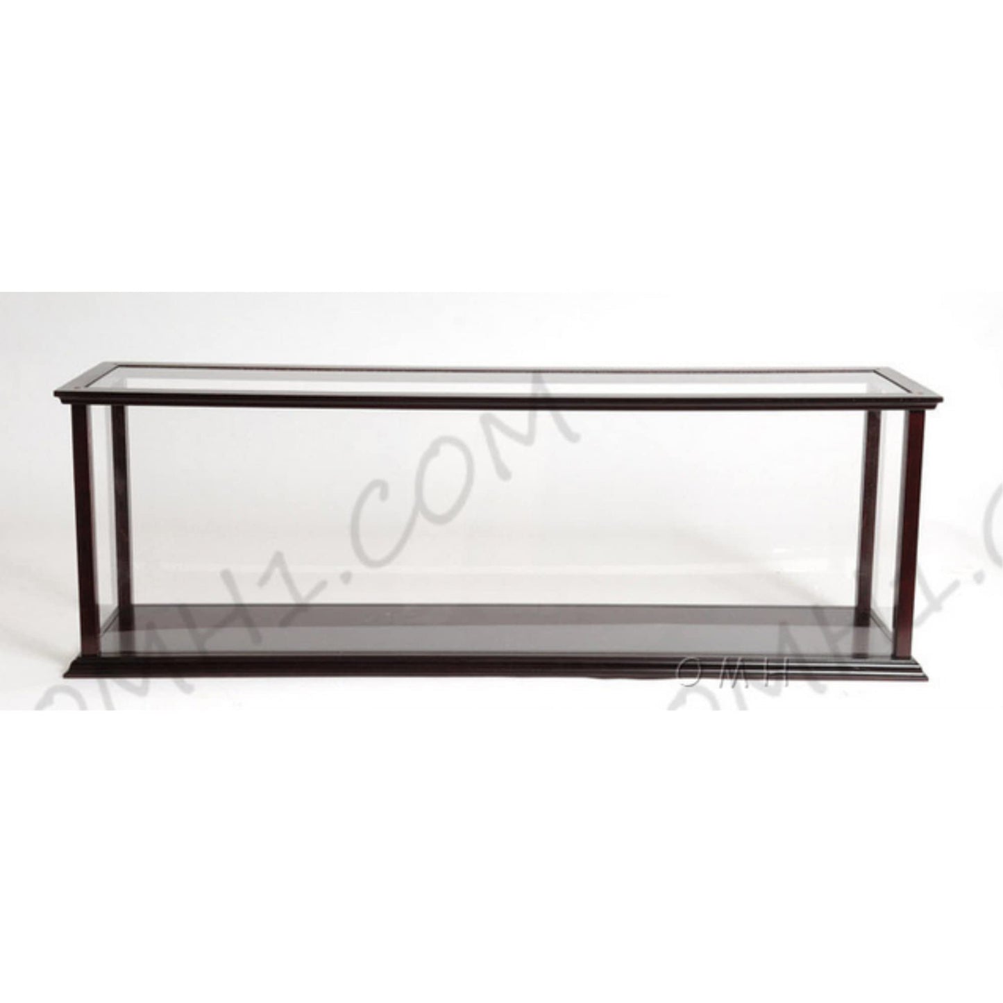 Old Modern Handicrafts Display Case for Cruise Liner Large - Plexiglass Panels - A enhanced Quality Wooden Display Case - 44.8L x 9.3W x 15.0H Inches