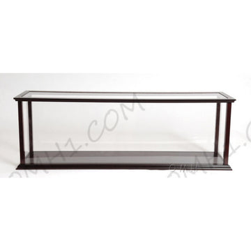 Old Modern Handicrafts Display Case for Cruise Liner Large - Plexiglass Panels - A enhanced Quality Wooden Display Case - 44.8L x 9.3W x 15.0H Inches