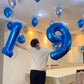 Navy Blue 9 Balloon, Number Balloon 40 Inch, Blue Party Decorations, Giant Birthday Decorations For 9Th 19Th 29Th 90Th, Number 9