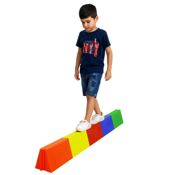 Gisco Kids Walking Beam  Set Of 5 MultiColor Balancing Beams | Balance & Coordination Game For Kids | Fun Indoor & Outdoor Pla