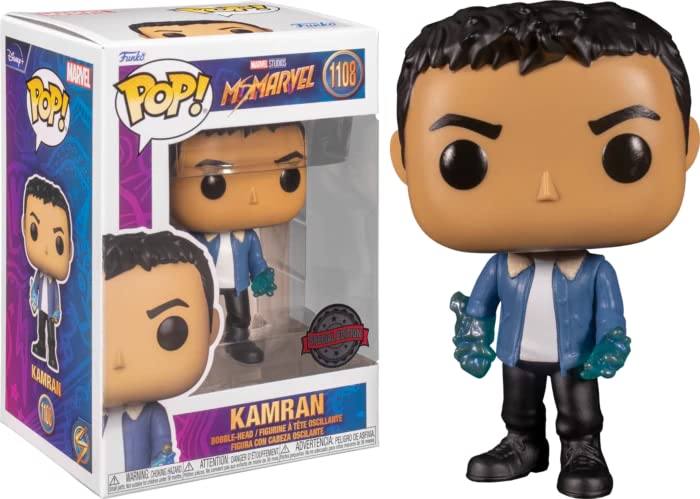 Funko Pop! Marvel: Ms. Marvel - Special Edition - Kamran #1108 - Collectible Figure, Multicolor