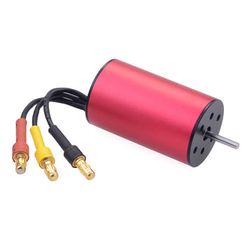 KingVal Replacement 2440 4600KV Waterproof Brushless Motor Shaft 2.3mm Compatible with 1/16 1/18 RC Car