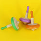 Shumee Organic Handmade Spinning Top 1 Pc/Set (Lilac)|6 Cm| 100% Child Safe| Gyroscopes Toy| Fidget Spinner| Educational Toys|Montessori,Kindergarten Toys| Gift Toys For Kids/Toddlers