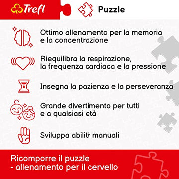 Trefl Amalfi Coast 500 Piece Jigsaw Puzzle 19'X13' Diy Puzzle, Creative Fun, Classic Puzzle For Adults And Children From 12 Years Old