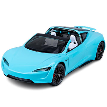 1/24 Roadster Diecast Toy Car For Collectors & Boys Or Girls, Alloy Diecast Car Model Roadster Model Car, Pull Back Vehicles Wit