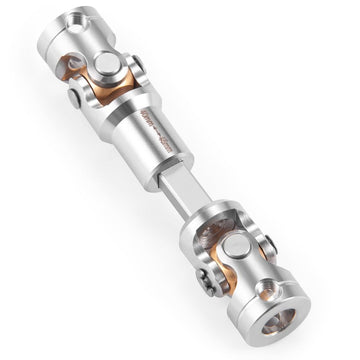 RC-Hub 1Pcs RC Driveshafts Metal Drive Shaft 45-50/47-57/55-67/60-80mm for 1:14 Tamiya Trailer Tractor Truck RC Crawler Car (40m
