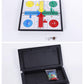 KOKOSUN Ludo Game Board Set - 9.5” Magnetic Folding Travel Game for Kids & Adults, Right Angled Model, Small Size, Plastic Material