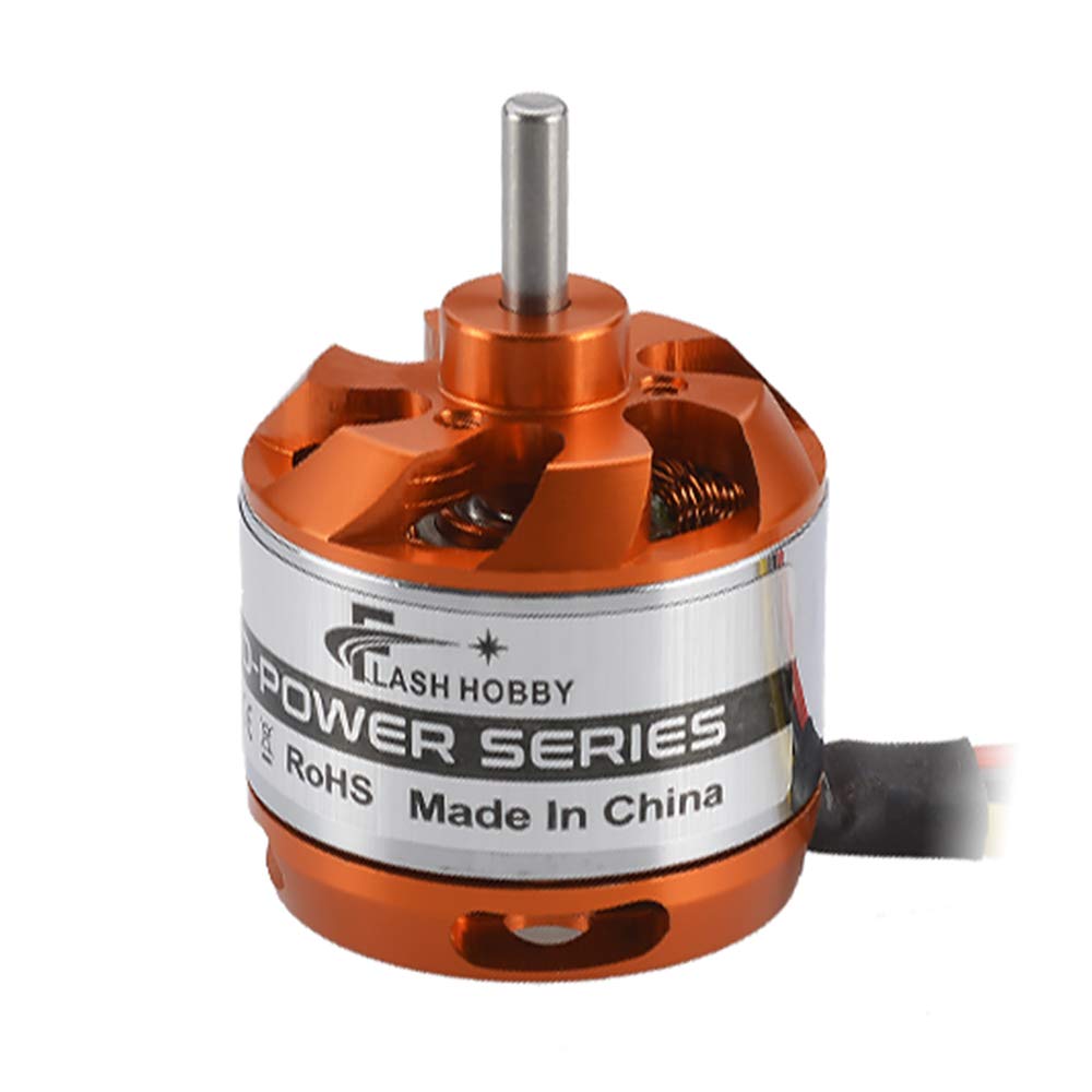 FLASH HOBBY 2826 RC Brushless Motor 1000KV Electric Outrunner Motor for RC Aircraft Plane Multicopter Drone Fixed Wing Helicopte