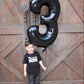Black Number 3 Balloon 40 Inch, 3 Balloon Number, 3Rd Birthday Decorations, Black Party Supplies For Boys Girls
