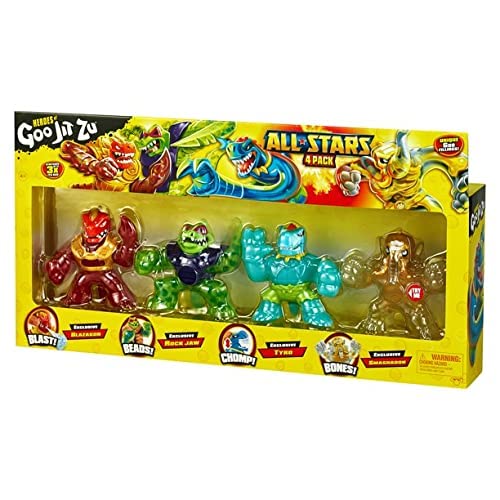 Heroes Of Goo Jit Zu Special Edition Box Set Pack (All Star 4 Pack)
