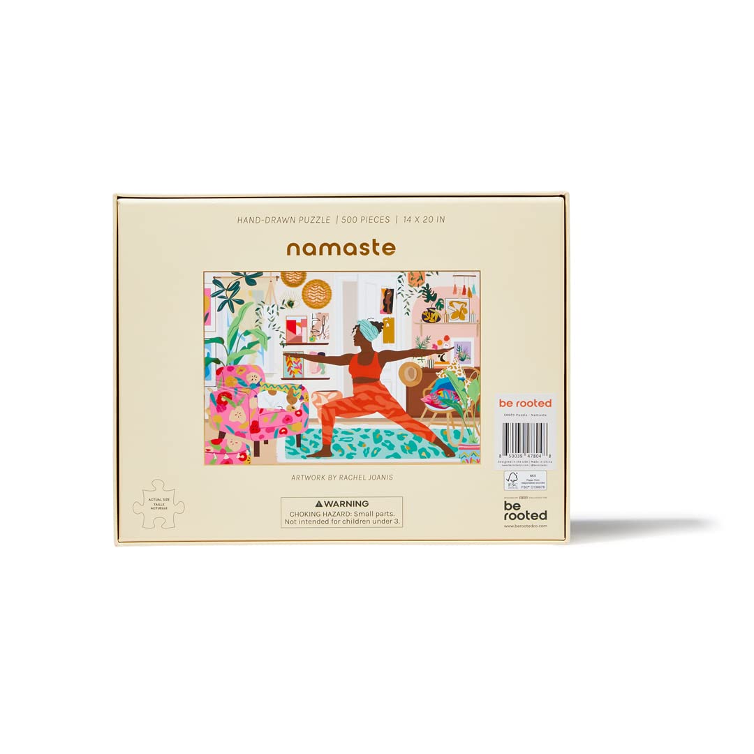 Namaste - Be Rooted 500 Piece mature-themed Jigsaw Puzzle - African American Art