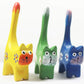 Set Of 6 Long Tail Kitty Cat Figurine Decorative Carved Wooden Cat Fgiures Kitties Statue Sculpture 4.25' Tall, Animal Cat Kitty Figurine Collection For Cat Lovers, Girls