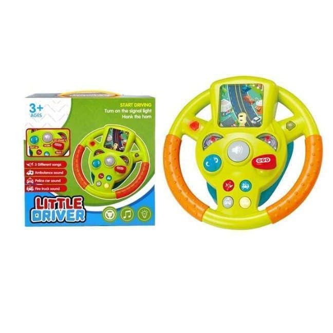Pampam Toys Little Driver Steering Wheel Interactive Toy