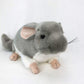 TAMMYFLYFLY Plush Chinchilla Soft Toy, 12 inches, Grey, Stuffed Animal