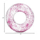 Intex Transparent Glitter Tube Inflatable Swimming Pool Float Raft Ring