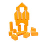 Calandis 18Pcs Wooden Montessori Toy Building Block Kids Early Learning Educational | Wooden & Handcrafted Toys | Preschool Toys