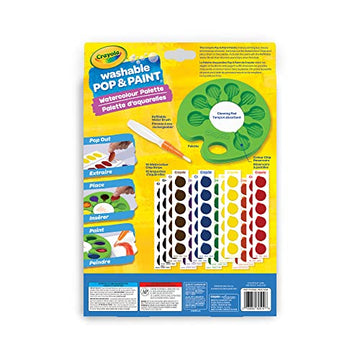 Crayola Washable Pop & Paint Watercolour Palette