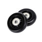 ORO Luggage Wheels Replacement - 64mm Polyurethane Wheels with 8mm Bearings for Suitcase & Skateboard (Model ORO0016)