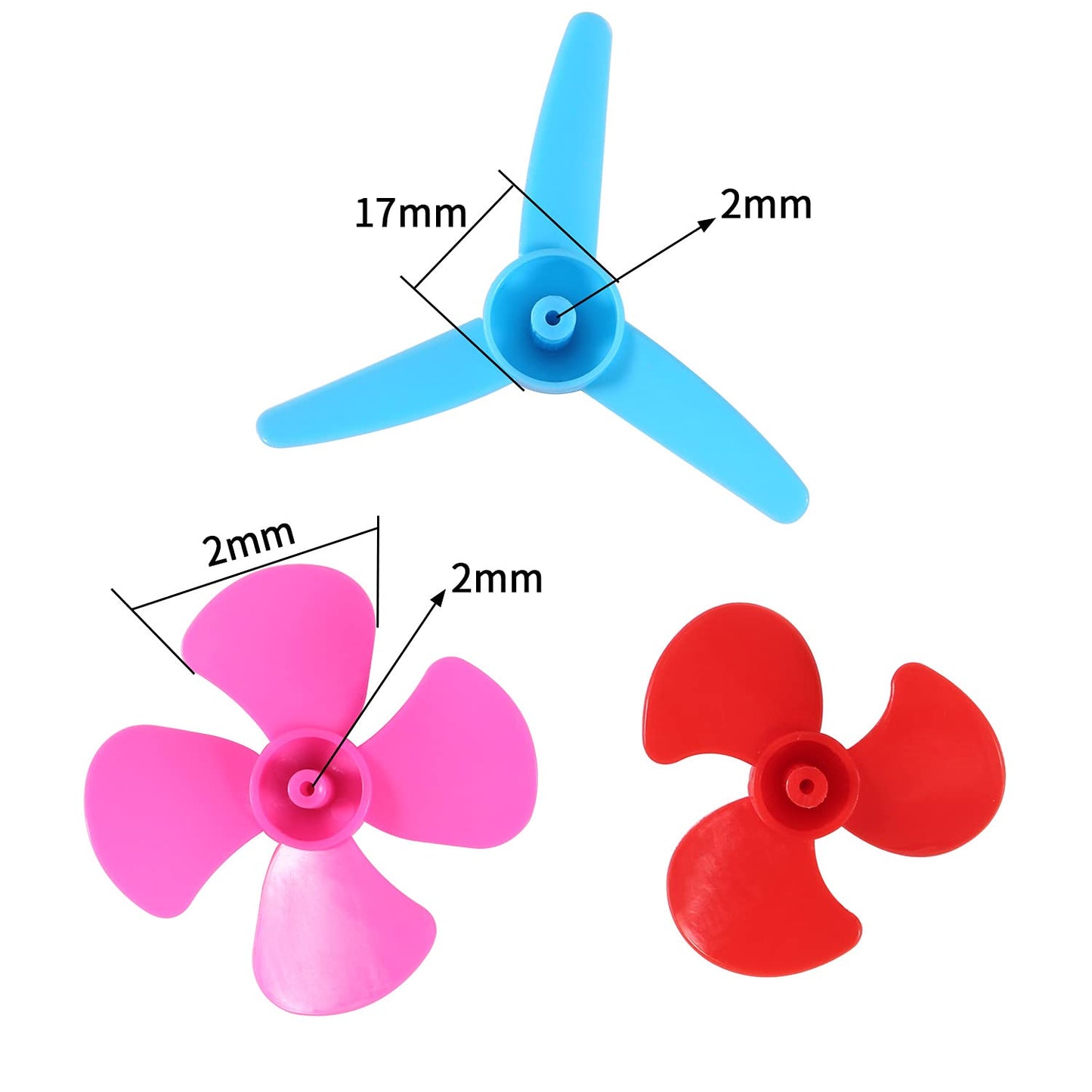 Electric DC TT Motors Kit Plastic Gears AA Battery Holder Case with Mini RC Motor 1.5-3V 15000RPM Electronic Wire Shaft Propelle