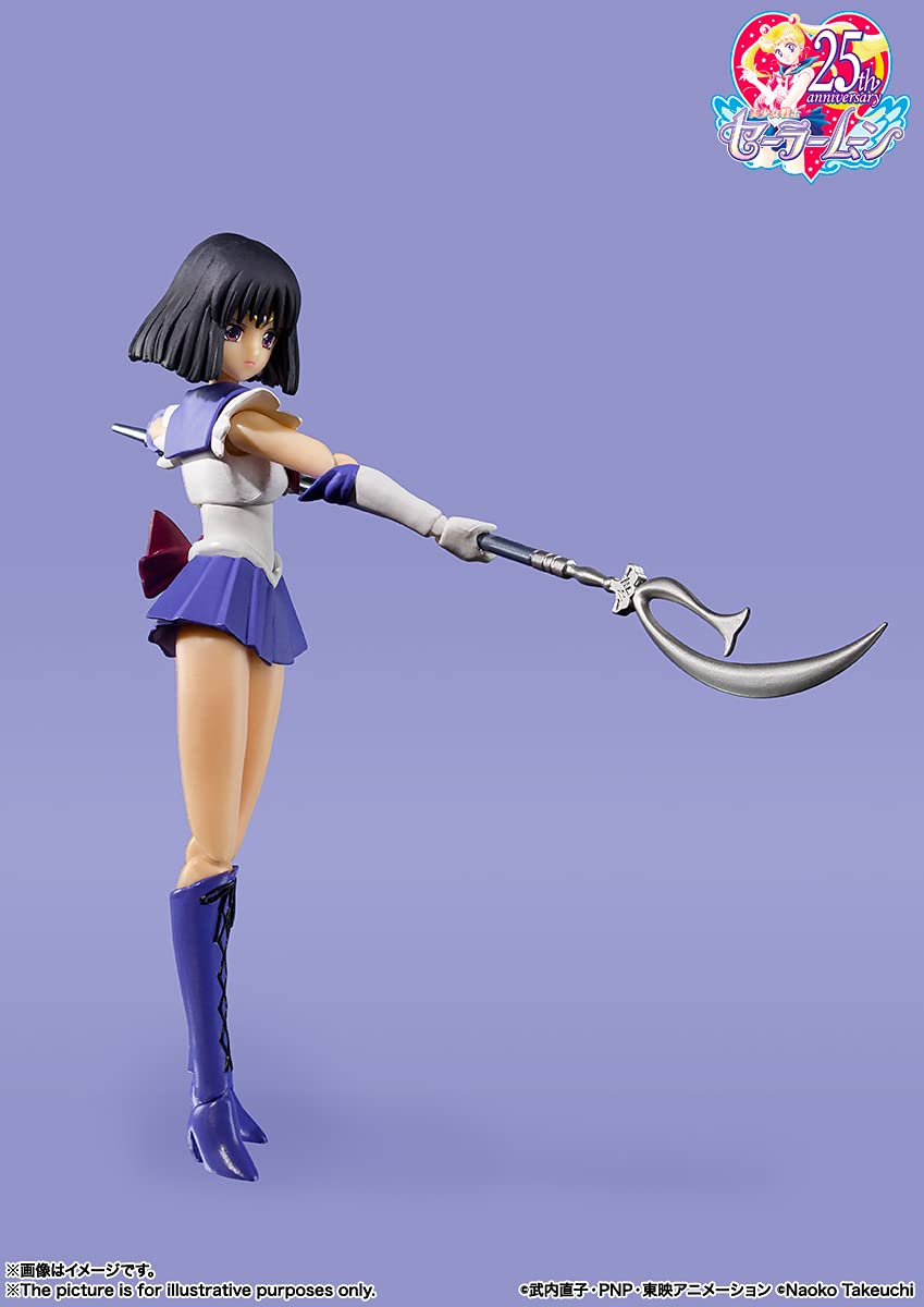 Tamashii Nations - Pretty Guardian Sailor Moon S - Sailor Saturn -Animation Color Edition, Bandai Spirits S.H.Figuarts Action Figure