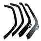 RCLIONS Stainless Steel RC Wheel Fender Flares with Screws for Axial SCX6 Upgrades AXI05000 1/6th RC Crawler Car