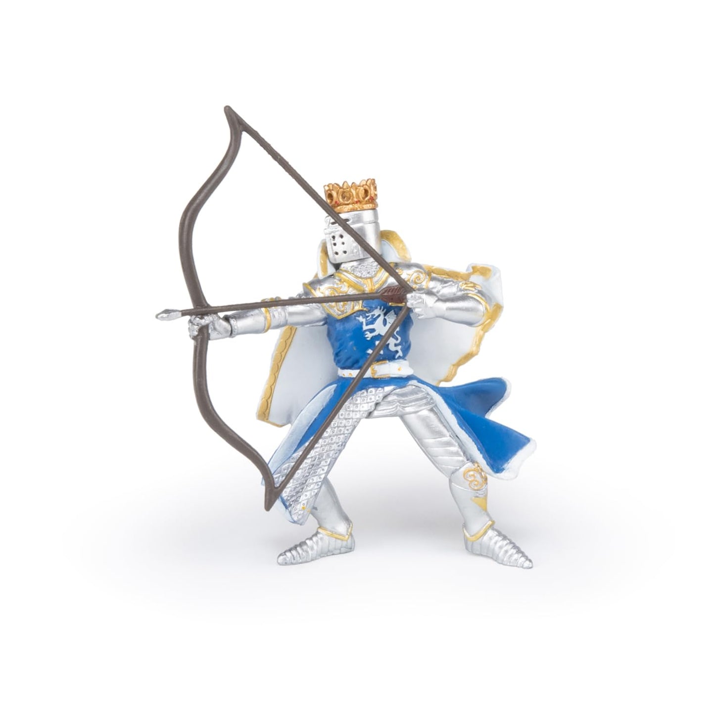 Papo -Hand-Painted - Figurine -Medieval-Fantasy -Dragon King With Bow And Arrow -39795 - Collectible - For Children - Suitable For Boys And Girls - From 3 Years Old