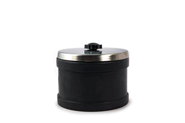 Discover with Dr. Cool Rock Tumbler Barrel, 2 lb Rubber, Leak-Proof Lid for National Geographic Tumblers, Black, Model PROBARREL