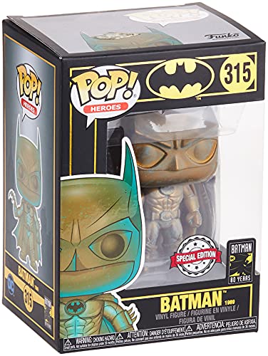 Funko Pop! Heroes Batman 1989 Patina Exclusive - Small Bronze Vinyl Figure FU46378
