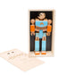 Once Kids Playhard Hero Action Figures – Fir Wood Baby Toys For Imaginative Play –Sturdy & Durably Packaged Hero Toy For Kids
