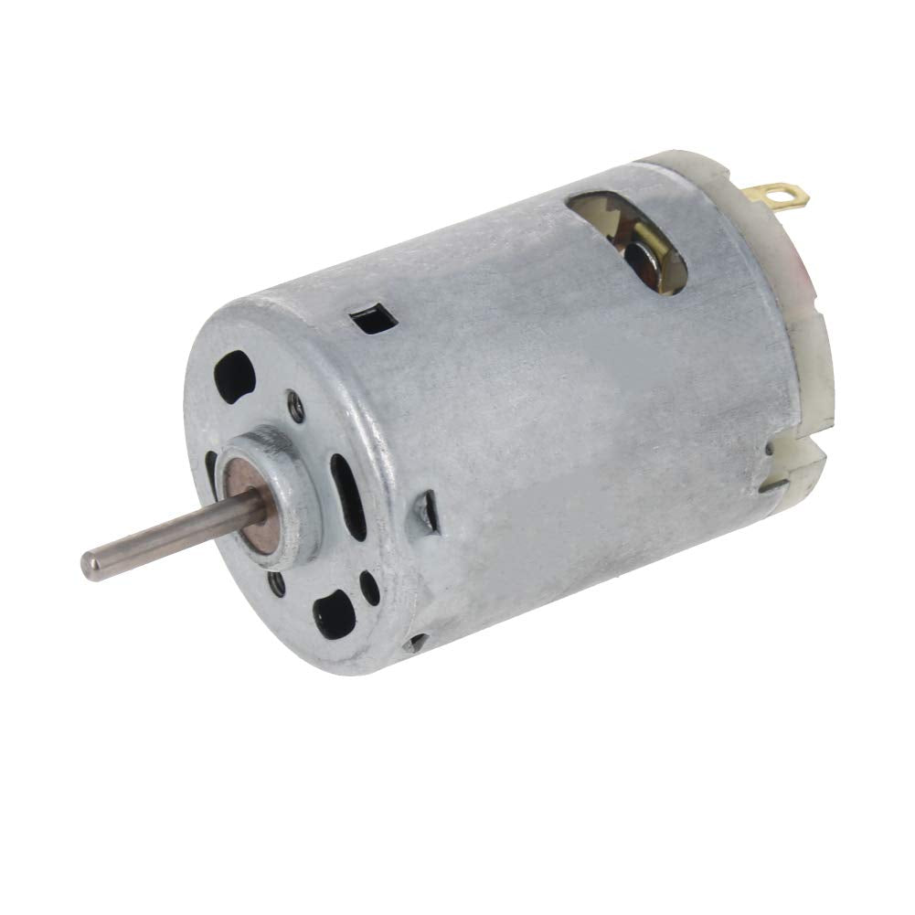 Fielect 5Pcs DC Motor 12V 7000RPM 0.15A Micro Motor Mini Motor Electric Motor Round Shaft for RC Boat DIY Airplane Toys Model DI