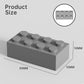 500 Piece Light Gray Bricks Bulk, Gray 2X4 Building Bricks Flat, Compatible With Lego Parts And Pieces: 2X4 Light Grey Bricks(Co