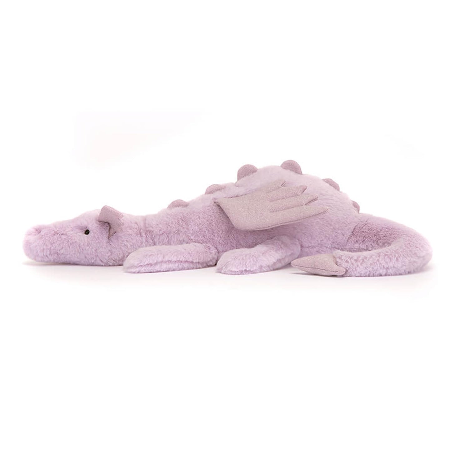 Jellycat Lavender Dragon Stuffed Animal  Large 19.5 inches - Mythical Plush Toy - Classic Children's Gift