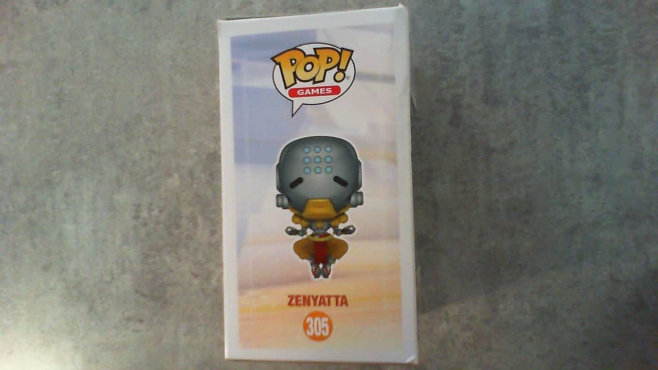 Funko Pop Games Zenyatta Figure, Vinyl, Multicolor, Model 29052, Basic Size