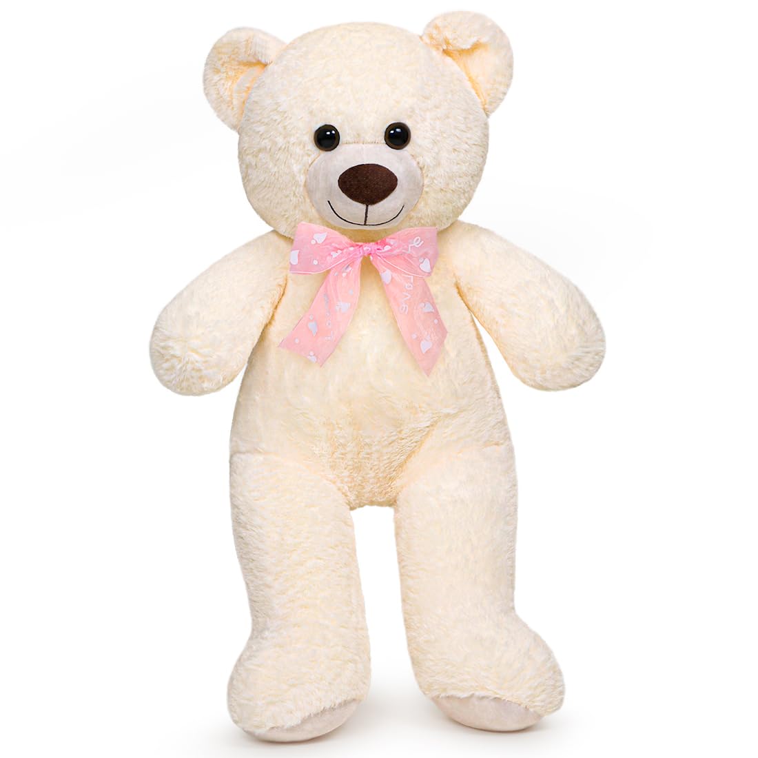 Sausudols Teddy Bear Stuffed Animal 24'' Small Teddy Bear Gift For Valentine'S Day Christmas Birthday White