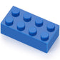 Feleph Basic Parts 320 Pieces 2X4 Blue Bricks Building Creative Play Blocks Set Toy Classic Accessories Combine With Major Brick Brands (Blue)