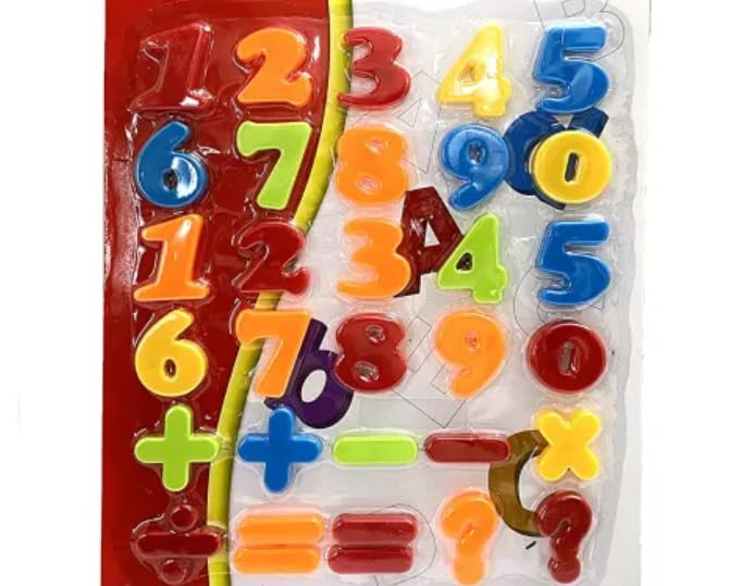 MOOLYAVAAN Products Magnetic Numbers for Educating Kids in Fun Educational Alphabet Refrigerator Magnets/Toy for Preschool Lear