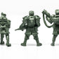 Fantasy Battles Fantasy Creature Mini Action Figure Playset- Polar Guardsmen 2 Inch 1/32- 5 Pcs Fantasy Figures - Xl 1/32Nd Scal