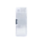 QIPS Transparent Pencil Box for Kids | Magnetic Clear Plastic Pencil Case with Builtin Sharpener, Name Label & Dual Side Storag