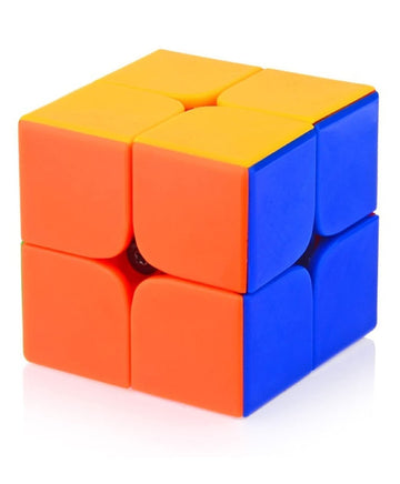 Jo Baby Cube Combo Set of 2X2, 5X5, Gold Mirror High Speed Stickerless Magic Cube Puzzle (CUBE-25G)