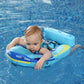 Luckclubtojoy Mambobaby Float with Canopy UPF 50+, Solid Non Inflatable Baby Pool Float with Tail, Infant Waist Swim Ring Swim T
