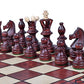 Beautiful Handcrafted Wooden Chess Set With Wooden Board And Handcrafted Chess Pieces -1-2 Players, Gift Idea Products (21' (55 Cm))