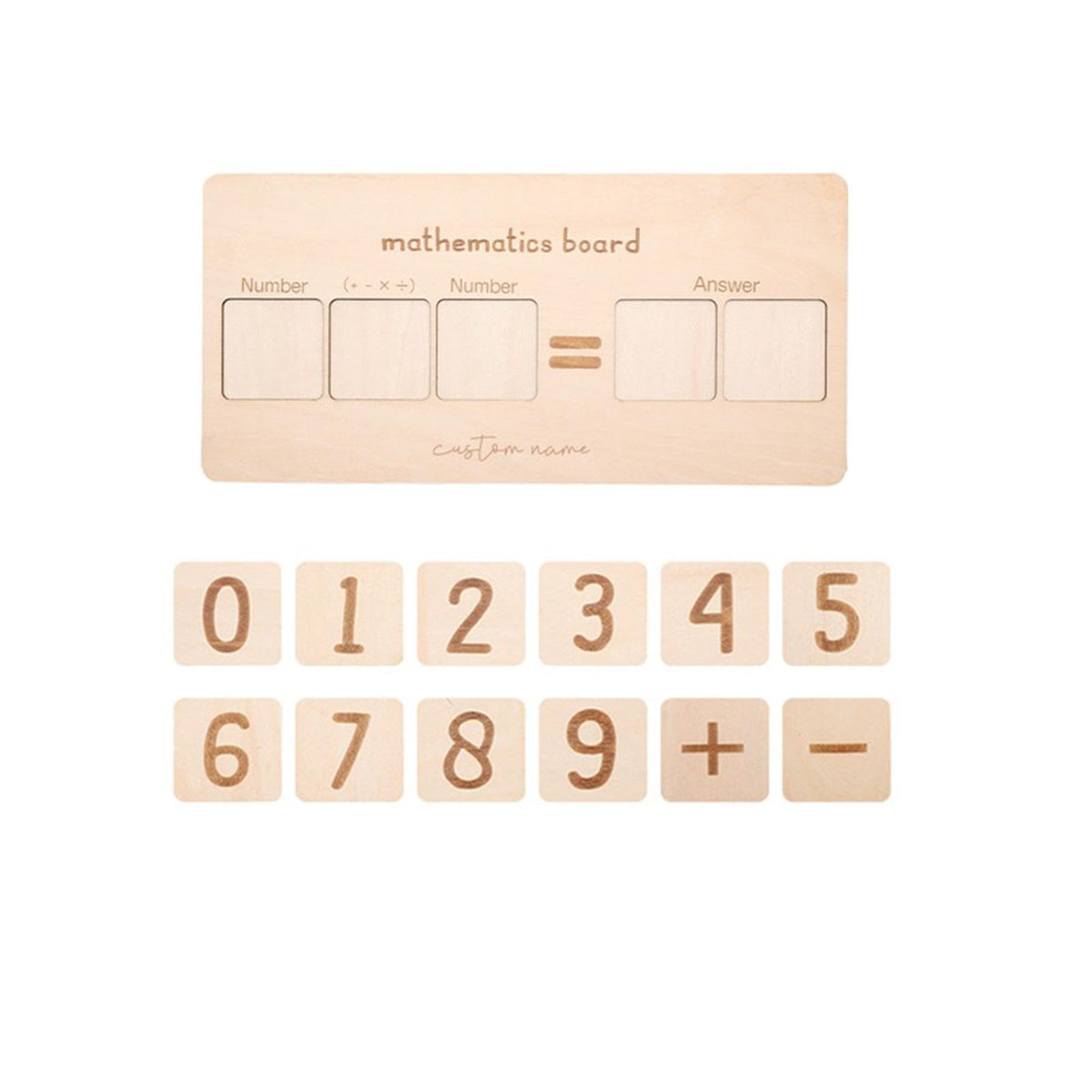 ENAKSHI Wooden Blocks Manipulative Toys Basic Math Game for Boys Girls Kids|Toys & Hobbies | Educational | Mathematics