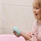 Ginbear Silicone Baby Bath Toys - Non-Toxic Infant Squirty Toys, Pack of 4 (Dino) - Rosy, Gray, Olive-green, Mustard