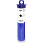 Left Right Center Dice Game Prime Set Bundle With 3 Dices + 36 Chips. Round Tube Storage Is Very Convenient For Travel. Easy To Store, Carry Around. (Blue)