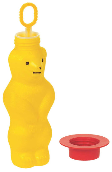 Pustefix Bubble Bear 6 Oz Bubble Blowing Squeeze To Blow Toy For Kids (Assorted Colors)