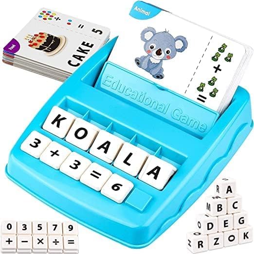 Game Phactory  2 in 1 Word Builder, Spelling Matching Letter Games Education by Quirky Little Things, Brain Games for Kids