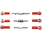 ShareGoo Adjustable Aluminum Pull Rod Steering Servo Link Linkages Arm Tie Rod Ends Compatible with WLtoys 144001 1/14 RC Car Bu