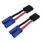 2 Pairs RC LiPo Battery Connector Adapter Compatible with Lipo Battery Plug to EC5 Male Female on ESC Charge