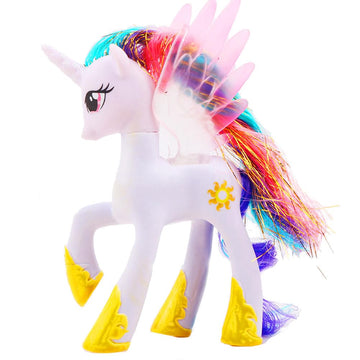 Little Horse Princess Celestia Toy Friendship Movie Feature Character 14Cm Doll Action Figure Model Toy For Girls