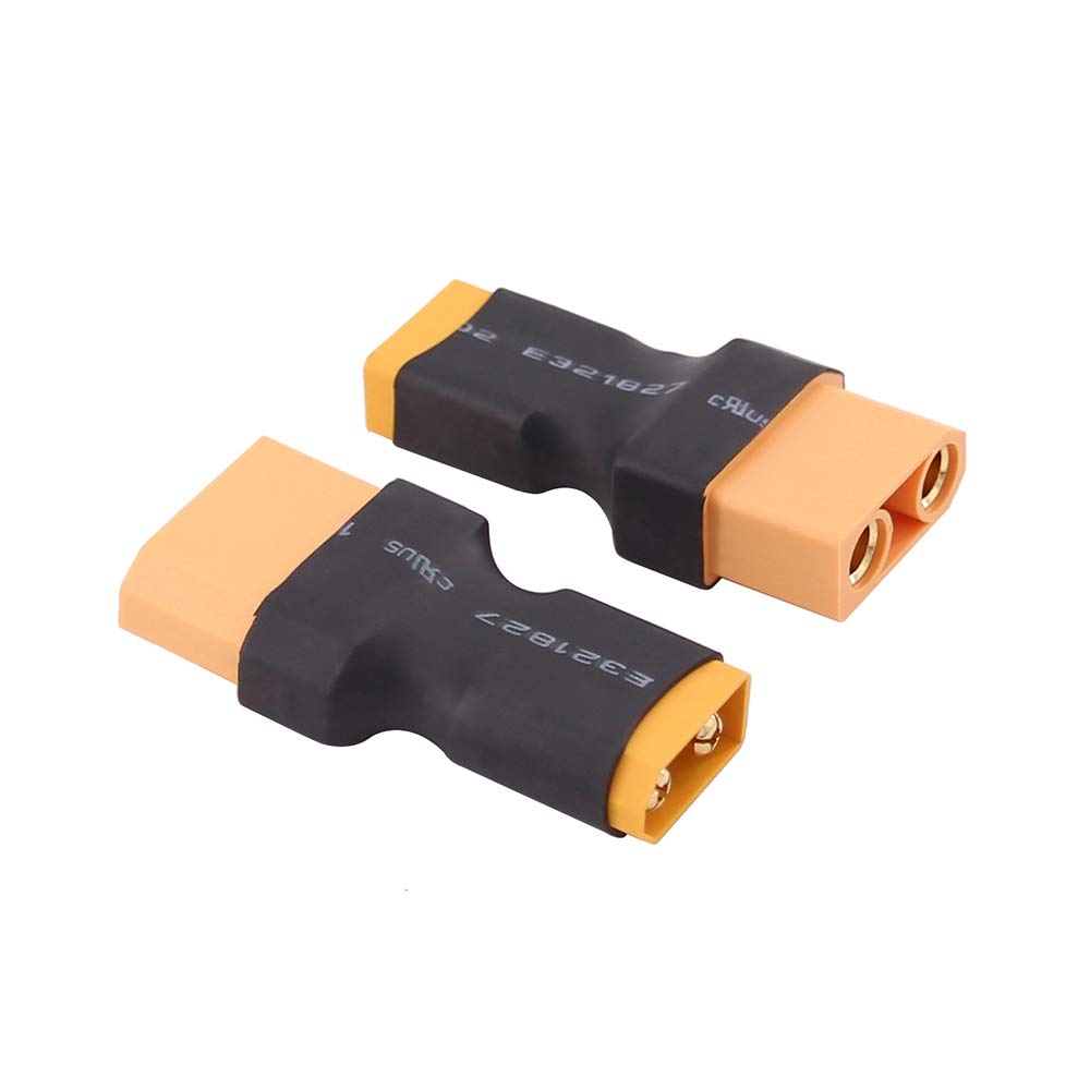 Olirc 4Pcs Xt90 To Xt60 Male Female Rc Connector Adapter(C165-4)
